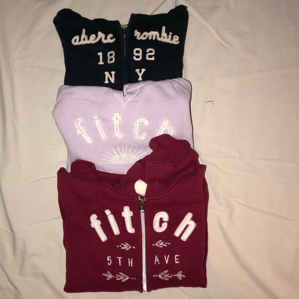 3 abercrombie kids hoodie NOT FOR SALE DONT BUY.